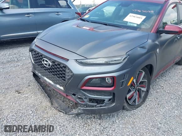 2019 Hyundai Kona Ultimate with VIN KM8K53A57KU305248, listed as a IAAI auction lot 42983089 with 58,329 mi miles and . Bid and sale history available at DreamBid. Image 6.