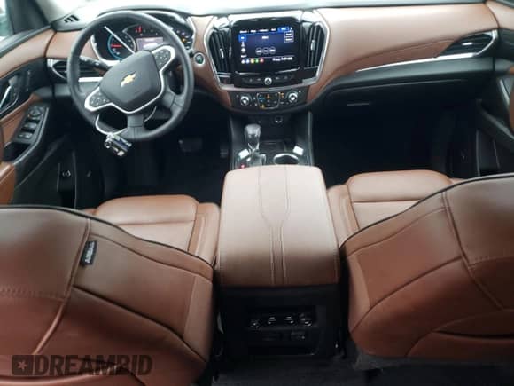 2021 Chevrolet Traverse High Country с VIN 1GNEVNKW5MJ266563, выставлен на аукционе Copart как лот 55798205 с пробегом 17 753 миль миль и Списание • Salvage title. История ставок и продаж доступна на DreamBid. Изображение 8.
