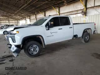 2022 Chevrolet Silverado 2500HD Work Truck with VIN 1GC5WLE7XNF253181, listed as a Copart auction lot 44161145 with 69,518 mi miles and Salvage title. Bid and sale history available at DreamBid. Image 1.