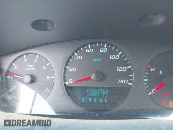 2013 Chevrolet Impala LS with VIN 2G1WA5E3XD1120124, listed as a IAAI auction lot 42360600 with 77,081 mi miles and . Bid and sale history available at DreamBid. Image 7.