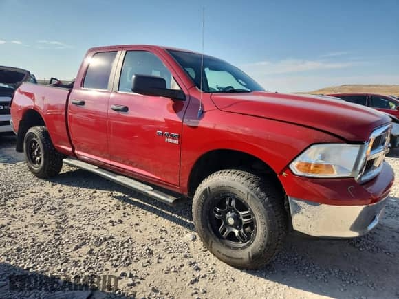 2010 Dodge 1500 SLT with VIN 1D7RV1GT3AS132311, listed as a Copart auction lot 71746905 with 165,655 mi miles and Salvage title. Bid and sale history available at DreamBid. Image 4.