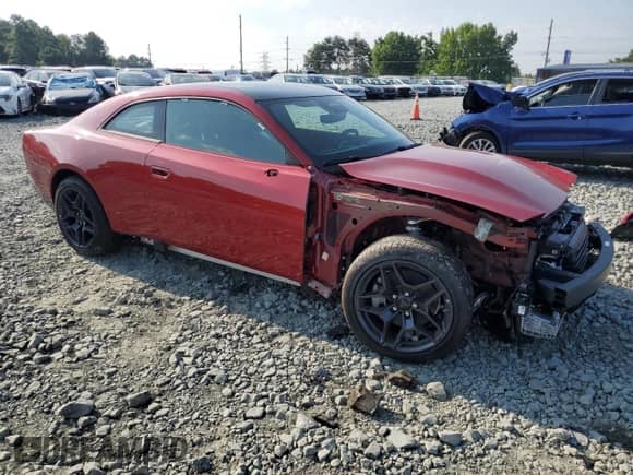 2024 Dodge Charger R/T with VIN 2C3CDBCK2RR206874, listed as a Copart auction lot 62059465 with 16 mi miles and Salvage title. Bid and sale history available at DreamBid. Image 4.