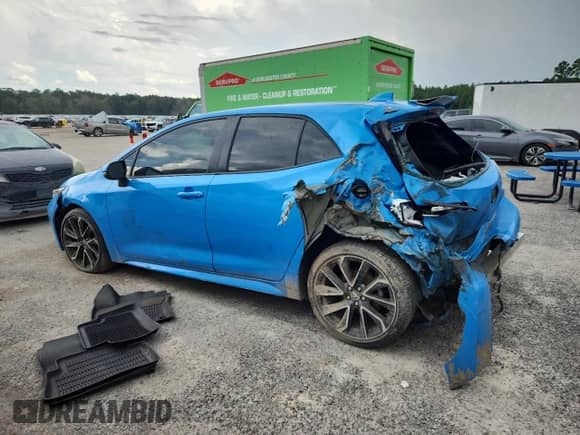 2021 Toyota Corolla XSE с VIN JTNC4MBEXM3123645, выставлен на аукционе Copart как лот 68872325 с пробегом 16 693 миль миль и Списание • Salvage title. История ставок и продаж доступна на DreamBid. Изображение 2.