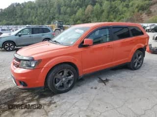 2017 Dodge Journey GT with VIN 3C4PDDEG3HT620243, listed as a Copart auction lot 81122615 with 107,684 mi miles and Salvage title. Bid and sale history available at DreamBid. Image 1.