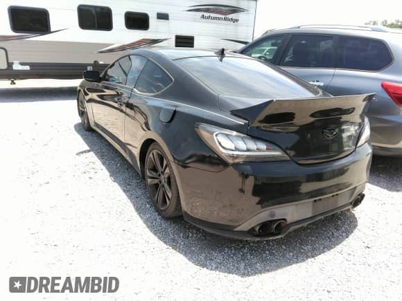 2013 Hyundai Genesis Coupe Premium with VIN KMHHT6KD2DU080165, listed as a IAAI auction lot 42560439 with 155,246 mi miles and . Bid and sale history available at DreamBid. Image 3.