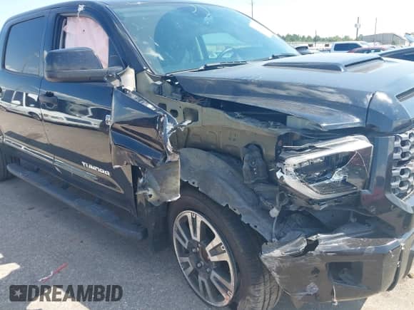 2021 Toyota Tundra SR5 with VIN 5TFEY5F17MX283781, listed as a IAAI auction lot 43207199 with 50,988 mi miles and . Bid and sale history available at DreamBid. Image 6.
