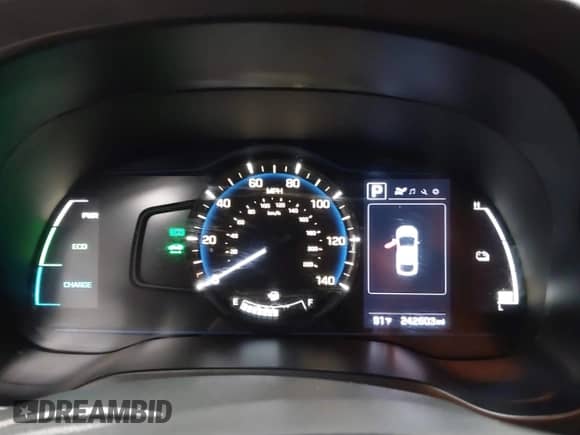 2019 Hyundai Ioniq Blue with VIN KMHC65LC0KU175046, listed as a IAAI auction lot 43173410 with 242,603 mi miles and . Bid and sale history available at DreamBid. Image 7.