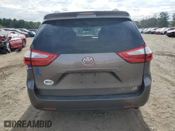 2016 Toyota Sienna LE with VIN 5TDJK3DC5GS144851, listed as a Copart auction lot 85482275 with 173,267 mi miles and Salvage title. Bid and sale history available at DreamBid. Image 6.