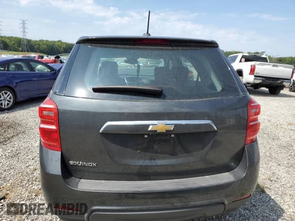 2017 Chevrolet Equinox LS with VIN 2GNALBEK7H1592182, listed as a Copart auction lot 71558375 with 87,853 mi miles and Salvage title. Bid and sale history available at DreamBid. Image 6.