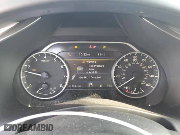 2018 Nissan Murano SV z VIN 5N1AZ2MG6JN151857, wystawiony jako Copart lot #81412865 z przebiegiem 51 484 mil mil oraz Szkoda całkowita • Salvage title. Historia ofert i sprzedaży dostępna na DreamBid. Obrazek 9.