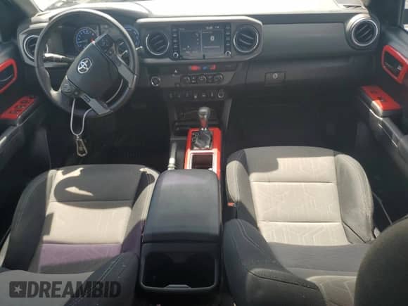 2021 Toyota Tacoma SR5 with VIN 3TMAZ5CN9MM148312, listed as a Copart auction lot 63611885 with 95,209 mi miles and Salvage title. Bid and sale history available at DreamBid. Image 8.