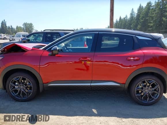 2025 Nissan Kicks SR with VIN 3N8AP6DD4SL379188, listed as a IAAI auction lot 42773938 with 2,839 mi miles and . Bid and sale history available at DreamBid. Image 14.