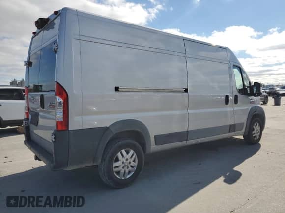 2016 Ram ProMaster Cargo with VIN 3C6TRVDG3GE106328, listed as a Copart auction lot 87297454 with 117,515 mi miles and Salvage title. Bid and sale history available at DreamBid. Image 3.
