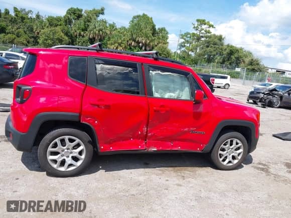 2018 Jeep Renegade Latitude with VIN ZACCJBBBXJPG79324, listed as a IAAI auction lot 43241592 with 83,167 mi miles and . Bid and sale history available at DreamBid. Image 13.