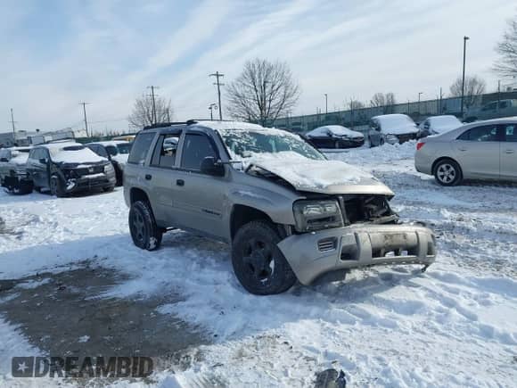 2002 Chevrolet TrailBlazer LS with VIN 1GNDT13S922426828, listed as a IAAI auction lot 41378571 with Not provided miles and . Bid and sale history available at DreamBid. Image 1.