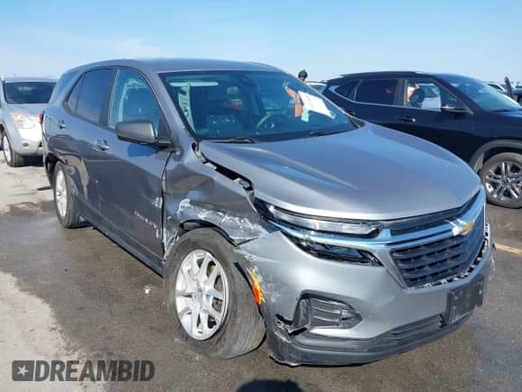 2023 Chevrolet Equinox LS с VIN 3GNAXFEG0PL214886, выставлен на аукционе IAAI как лот 43233030 с пробегом 44 263 миль миль и . История ставок и продаж доступна на DreamBid. Изображение 1.