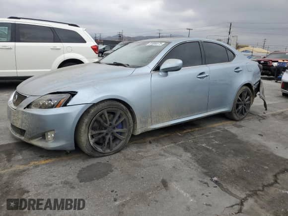 2006 Lexus IS 350 with VIN JTHBE262462006264, listed as a Copart auction lot 81699375 with Not provided miles and Salvage title. Bid and sale history available at DreamBid. Image 1.