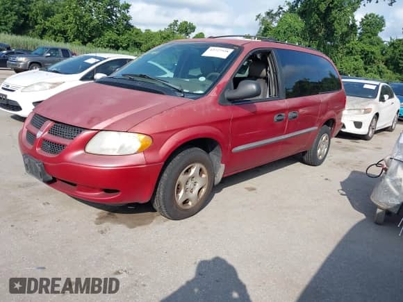 2002 Dodge Caravan SE with VIN 1B8GP24302B686019, listed as a IAAI auction lot 42727958 with 182,513 mi miles and . Bid and sale history available at DreamBid. Image 2.