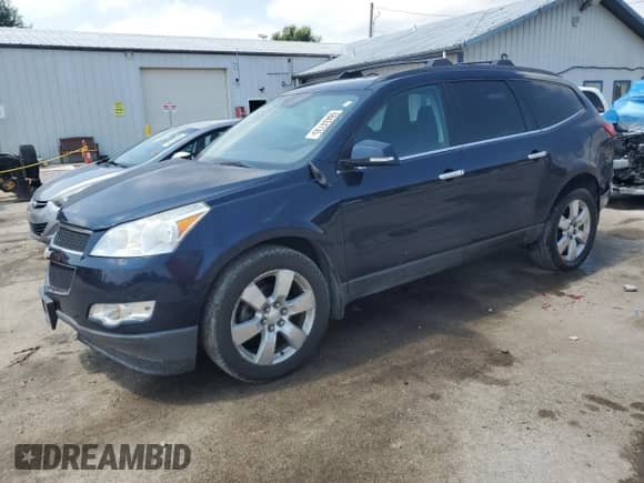 2012 Chevrolet Traverse 1LT z VIN 1GNKVGED1CJ263134, wystawiony jako Copart lot #68424735 z przebiegiem Nie podano mil oraz Szkoda całkowita • Salvage title. Historia ofert i sprzedaży dostępna na DreamBid. Obrazek 1.