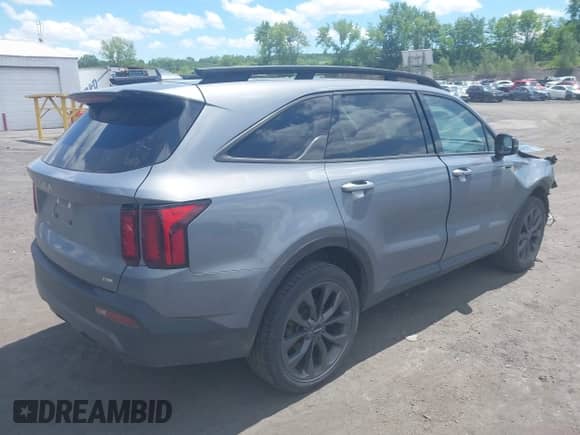 2023 Kia Sorento X-Line EX with VIN 5XYRHDLF4PG183379, listed as a IAAI auction lot 42389949 with 57,611 mi miles and . Bid and sale history available at DreamBid. Image 4.