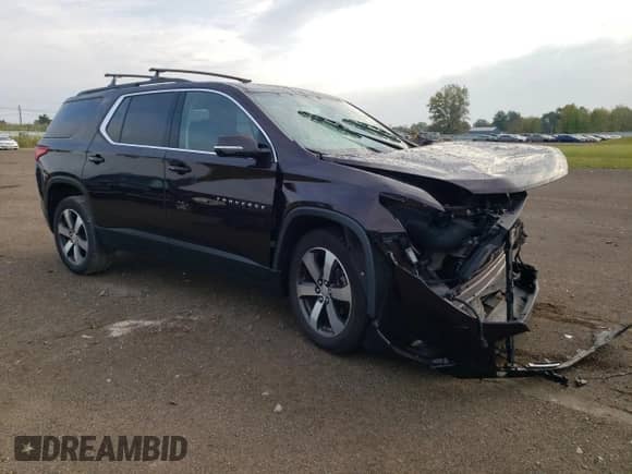 2020 Chevrolet Traverse LT с VIN 1GNERHKWXLJ200773, выставлен на аукционе Copart как лот 82086125 с пробегом 77 735 миль миль и Списание • Salvage title. История ставок и продаж доступна на DreamBid. Изображение 1.