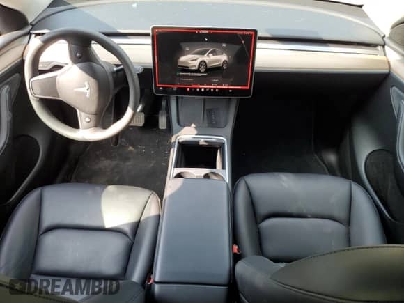 2023 Tesla Model Y Long Range with VIN 7SAYGDEE1PF764576, listed as a Copart auction lot 67882145 with 40,313 mi miles and Salvage title. Bid and sale history available at DreamBid. Image 8.