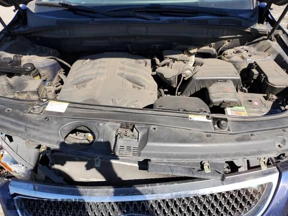 2008 Hyundai Veracruz GLS with VIN KM8NU13C48U039972, listed as a Copart auction lot 86813125 with 163,472 mi miles and Salvage title. Bid and sale history available at DreamBid. Image 12.