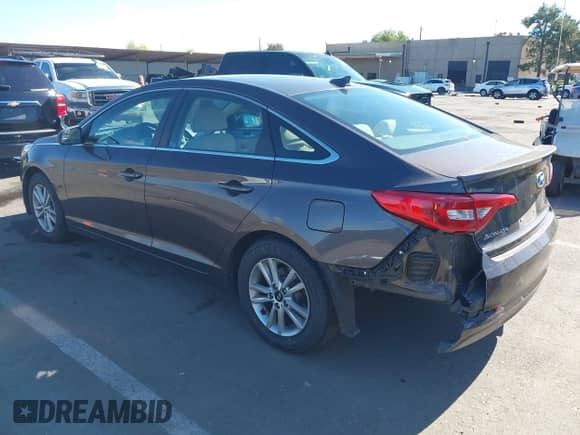 2015 Hyundai Sonata SE with VIN 5NPE24AF2FH022085, listed as a IAAI auction lot 43550466 with 158,177 mi miles and . Bid and sale history available at DreamBid. Image 6.