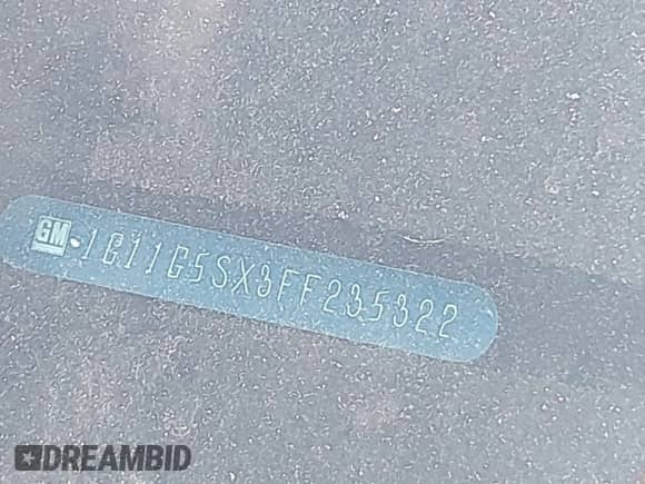 2015 Chevrolet Malibu LTZ с VIN 1G11G5SX3FF235322, выставлен на аукционе IAAI как лот 42896146 с пробегом 139 408 миль миль и . История ставок и продаж доступна на DreamBid. Изображение 17.