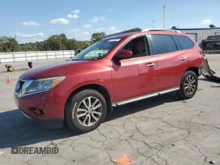 2015 Nissan Pathfinder S with VIN 5N1AR2MM6FC711725, listed as a Copart auction lot 82179875 with 174,711 mi miles and Salvage title. Bid and sale history available at DreamBid. Image 1.