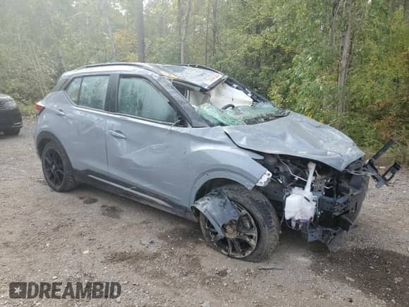 2024 Nissan Kicks SR with VIN 3N1CP5DV2RL533966, listed as a Copart auction lot 72004525 with Not provided miles and Salvage title. Bid and sale history available at DreamBid. Image 4.