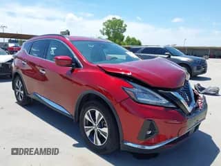 2021 Nissan Murano SV with VIN 5N1AZ2BJ6MC128674, listed as a IAAI auction lot 42807054 with 85,598 mi miles and . Bid and sale history available at DreamBid. Image 1.