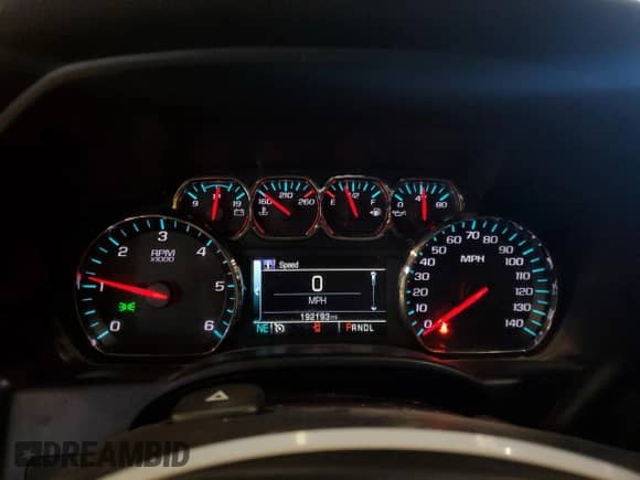2019 Chevrolet Silverado 1500 LT with VIN 2GCVKPEC3K1123407, listed as a Copart auction lot 89509185 with 192,193 mi miles and Clean title. Bid and sale history available at DreamBid. Image 9.