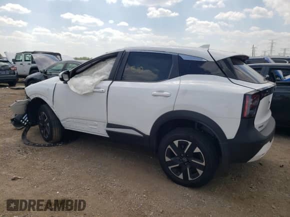 2025 Nissan Kicks SV with VIN 3N8AP6CB6SL331420, listed as a Copart auction lot 68752005 with Not provided miles and Salvage title. Bid and sale history available at DreamBid. Image 2.