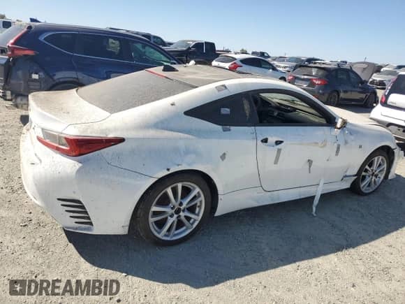 2015 Lexus RC 350 F Sport с VIN JTHHE5BC0F5008201, выставлен на аукционе Copart как лот 80875525 с пробегом Не указан миль и Списание • Salvage title. История ставок и продаж доступна на DreamBid. Изображение 3.