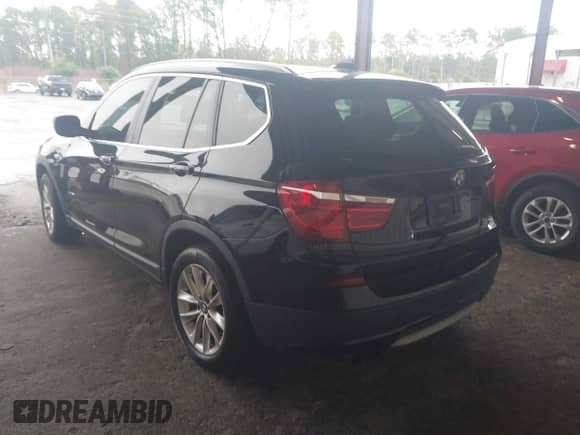 2013 BMW X3 xDrive28i with VIN 5UXWX9C59D0D08843, listed as a IAAI auction lot 43331910 with 205,475 mi miles and . Bid and sale history available at DreamBid. Image 3.