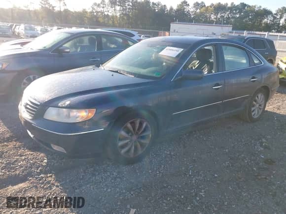 2007 Hyundai Azera SE with VIN KMHFC46F07A225913, listed as a IAAI auction lot 43406550 with 82,906 mi miles and . Bid and sale history available at DreamBid. Image 2.