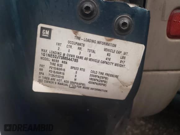 2003 Chevrolet Malibu LS с VIN 1G1NE52J73M544785, выставлен на аукционе Copart как лот 71043104 с пробегом Не указан миль и Списание • Salvage title. История ставок и продаж доступна на DreamBid. Изображение 13.