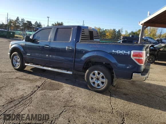 2013 Ford F-150 Lariat with VIN 1FTFW1ET1DKF47662, listed as a Copart auction lot 86093155 with 179,496 mi miles and Salvage title. Bid and sale history available at DreamBid. Image 2.