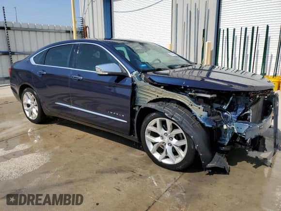 2018 Chevrolet Impala Premier z VIN 2G1125S35J9173466, wystawiony jako Copart lot #72016435 z przebiegiem 221 439 mil mil oraz Szkoda całkowita • Salvage title. Historia ofert i sprzedaży dostępna na DreamBid. Obrazek 4.