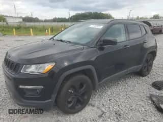 2019 Jeep Compass Altitude with VIN 3C4NJCBB3KT658159, listed as a Copart auction lot 71187235 with 41,789 mi miles and Salvage title. Bid and sale history available at DreamBid. Image 1.