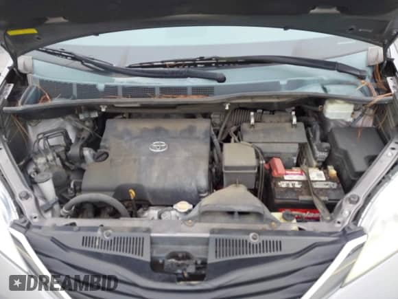 2012 Toyota Sienna LE with VIN 5TDKK3DC2CS262161, listed as a IAAI auction lot 43543505 with 218,722 mi miles and . Bid and sale history available at DreamBid. Image 10.