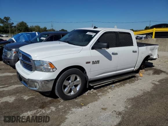 2018 Ram 1500 Big Horn z VIN 3C6RR7LT1JG158489, wystawiony jako Copart lot #85332065 z przebiegiem 76 466 mil mil oraz Szkoda całkowita • Salvage title. Historia ofert i sprzedaży dostępna na DreamBid. Obrazek 1.