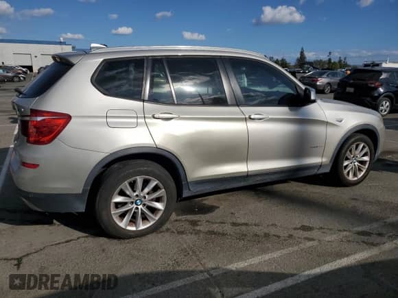 2017 BMW X3 sDrive28i with VIN 5UXWZ7C51H0U45146, listed as a Copart auction lot 85203425 with 159,195 mi miles and Clean title. Bid and sale history available at DreamBid. Image 3.