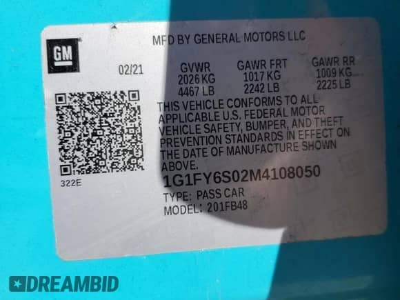2021 Chevrolet Bolt EV LT z VIN 1G1FY6S02M4108050, wystawiony jako Copart lot #69824193 z przebiegiem 21 788 mil mil oraz . Historia ofert i sprzedaży dostępna na DreamBid. Obrazek 12.