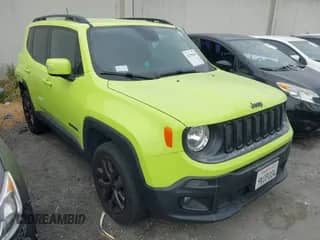 2018 Jeep Renegade Latitude with VIN ZACCJBBB1JPH86908, listed as a IAAI auction lot 42290840 with 82,517 mi miles and . Bid and sale history available at DreamBid. Image 1.