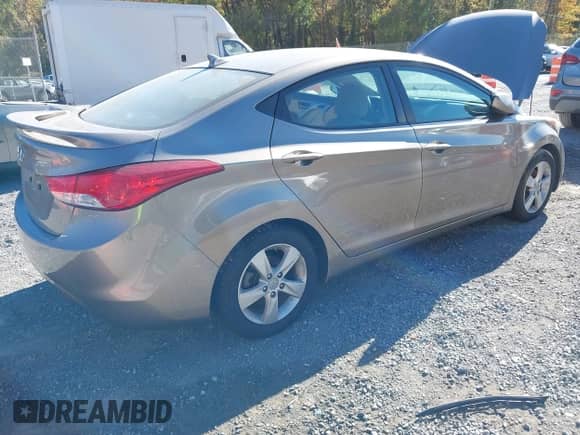2013 Hyundai Elantra GLS with VIN 5NPDH4AE0DH451742, listed as a IAAI auction lot 43455087 with 94,968 mi miles and . Bid and sale history available at DreamBid. Image 4.
