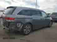 2014 Honda Odyssey Touring with VIN 5FNRL5H9XEB119858, listed as a Copart auction lot 89615605 with 185,453 mi miles and Salvage title. Bid and sale history available at DreamBid. Image 3.