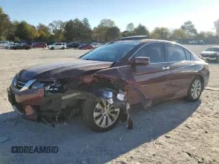 2013 Honda Accord EX-L with VIN 1HGCR2F87DA155867, listed as a Copart auction lot 86830675 with 224,297 mi miles and Salvage title. Bid and sale history available at DreamBid. Image 1.