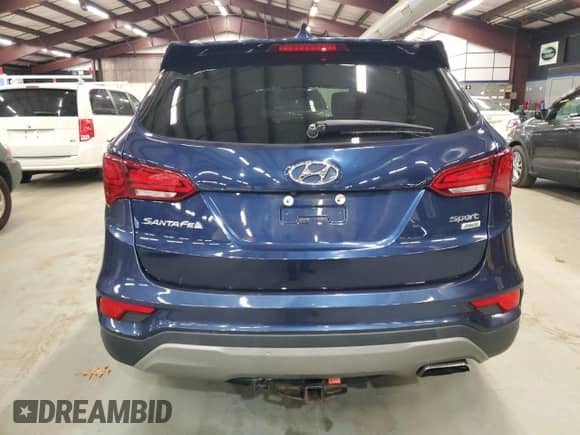 2018 Hyundai Santa Fe 2.4L with VIN 5XYZUDLB2JG509325, listed as a Copart auction lot 90853565 with 109,216 mi miles and Clean title. Bid and sale history available at DreamBid. Image 6.